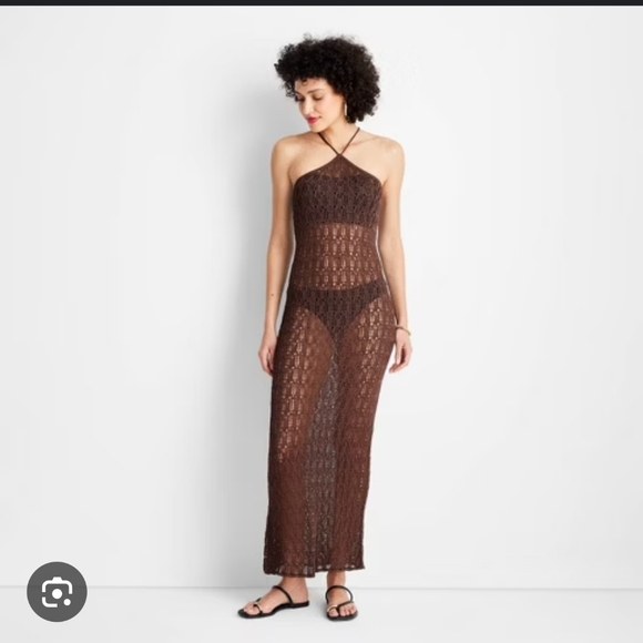 Nwot!!!!Future Collective Open Stitch Dress - Picture 1 of 4